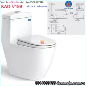 Bồn cầu liền một khối chính hãng Viglacera KAG-V199