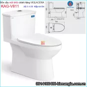 Bồn cầu liền một khối chính hãng Viglacera KAG-V811