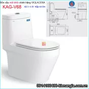 Bồn cầu liền một khối chính hãng Viglacera KAG-V68