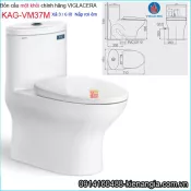 Bồn cầu liền một khối chính hãng Viglacera KAG-V37M