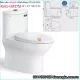 Bồn cầu liền một khối chính hãng Viglacera KAG-V37M