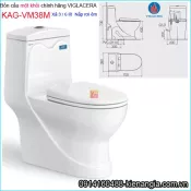 Bồn cầu liền một khối chính hãng Viglacera KAG-V38M