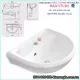 Chậu lavabo treo tường Viglacera KAG-VTL3N