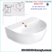Chậu lavabo treo tường Viglacera KAG-VI5