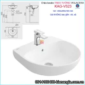 Chậu lavabo treo tường Viglacera KAG-V523