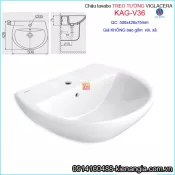 Chậu lavabo treo tường Viglacera KAG-V36