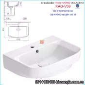Chậu lavabo treo tường Viglacera KAG-V59