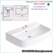 Chậu lavabo treo tường Viglacera KAG-CD58