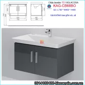 Chậu tủ lavabo rửa mặt Viglacera KAG-CB68BO