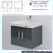 Chậu tủ lavabo rửa mặt Viglacera KAG-CB70BO