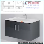 Chậu tủ lavabo rửa mặt Viglacera KAG-CB69BO