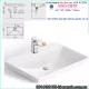 Chậu lavabo bán âm bàn Viglacera KAG-CB70