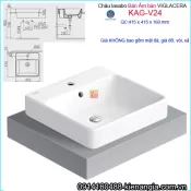 Chậu lavabo bán âm bàn Viglacera KAG-V24