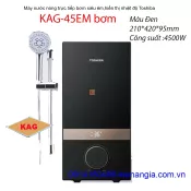 Máy nước nóng trực tiếp có bơm màu đen Toshiba KAG-45EM bơm