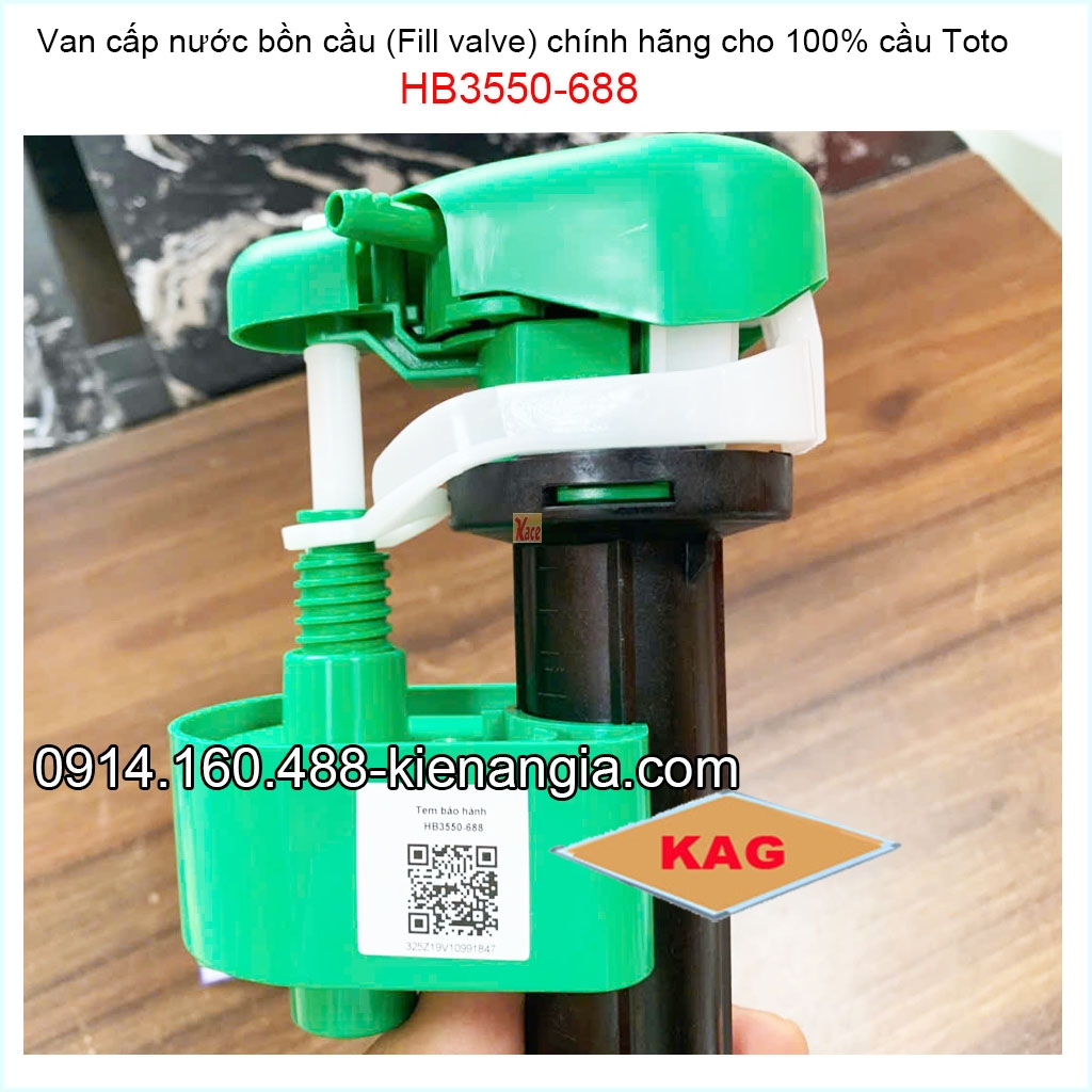 HB3550-688-Van cấp nước bồn cầu (Fill valve) Toto HB3550-688-2