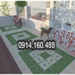 GẠCH CỎ LÁT SÂN VƯỜN,LÁT SÂN THƯỢNG 400X400