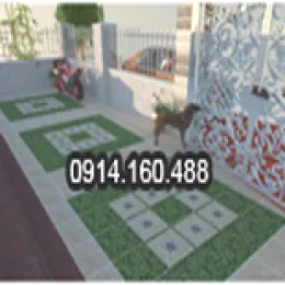 GẠCH CỎ LÁT SÂN VƯỜN,LÁT SÂN THƯỢNG 400X400