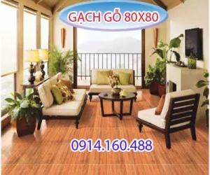 GẠCH GỖ 800x800 ỐP LÁT