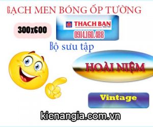 GẠCH ỐP TƯỜNG BIỆT THỰ BỘ HOÀI NIỆM THẠCH BÀN