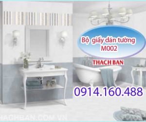 BỘ GIẤY DÁN TƯỜNG M002 THẠCH BÀN 300X600