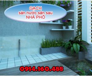 GẠCH SÀN NƯỚC,SÂN SAU,BAN CÔNG