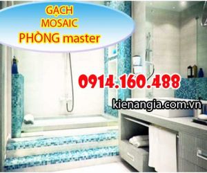 PHÒNG TẮM MASTER TRANG TRÍ GẠCH MOSAIC