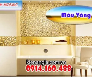 GẠCH MOSAIC MÀU VÀNG