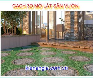 GẠCH 3D MỜ LÁT SÂN VƯỜN 2019