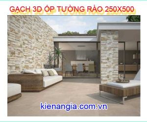 DÙNG GẠCH 3D NÀO ĐỂ ỐP TƯỜNG RÀO 2019