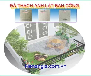 ĐÁ THẠCH ANH LÁT BAN CÔNG