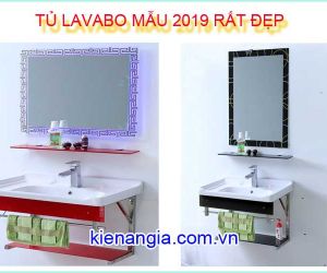 TỦ LAVABO MẪU MỚI 2019 PHÒNG TẮM GIA ĐÌNH