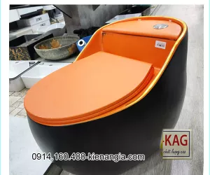 Bàn cầu khối quả trứng đa màu KAG BCKM