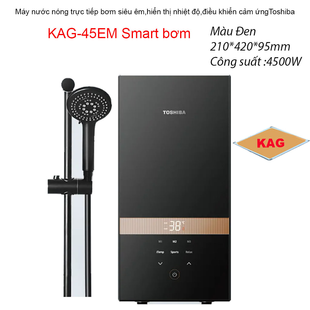 MÁY NƯỚC NÓNG SIÊU ÊM CHỐNG GIẬT TOSHIBA