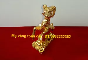 Tượng Dê Phong Thủy Tài Lộc Mạ Vàng