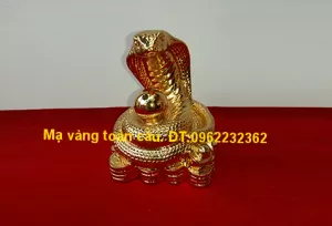 Rắn Phát Tài Mạ Vàng