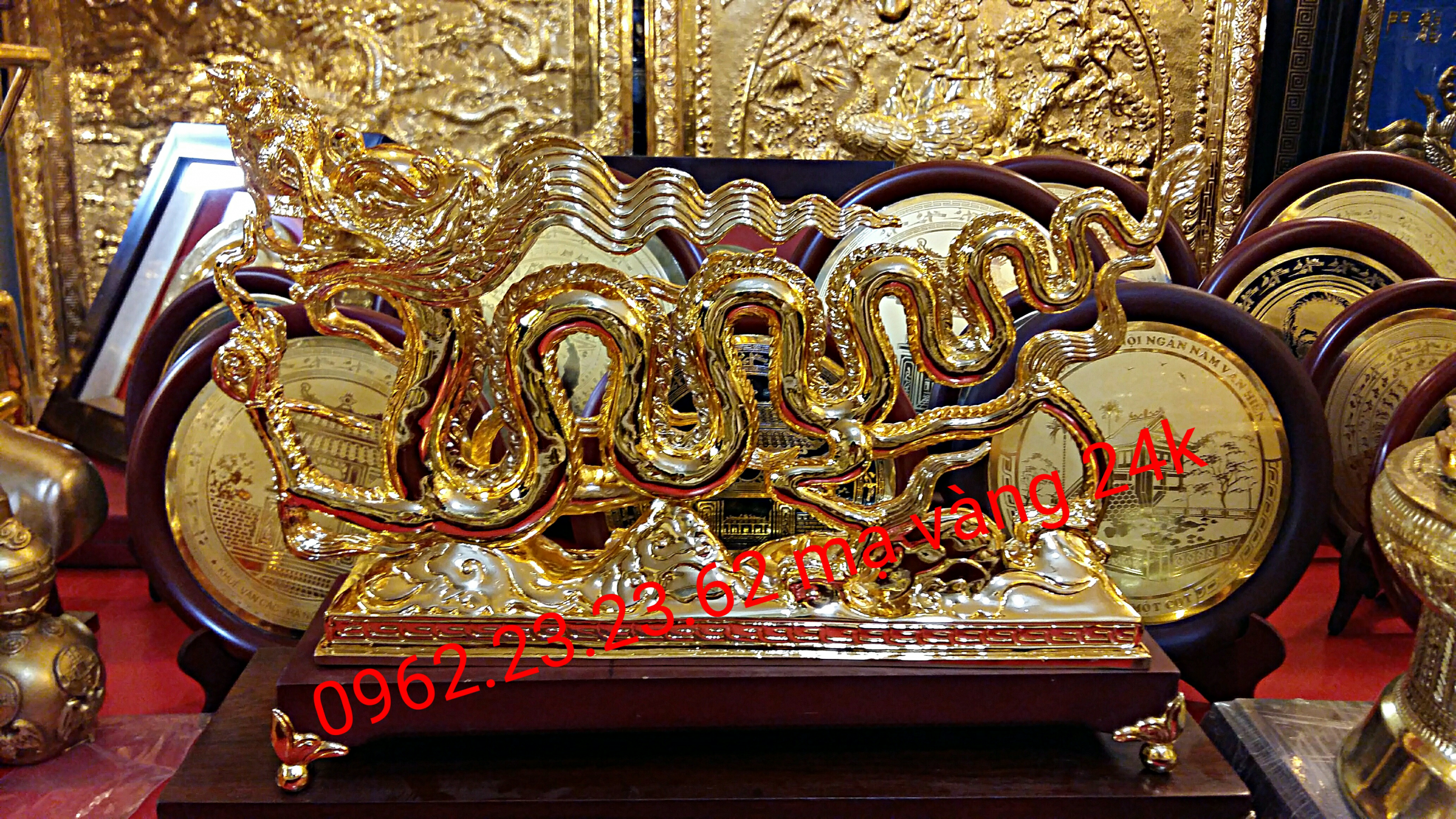 RỒNG THĂNG LONG TO MẠ VÀNG