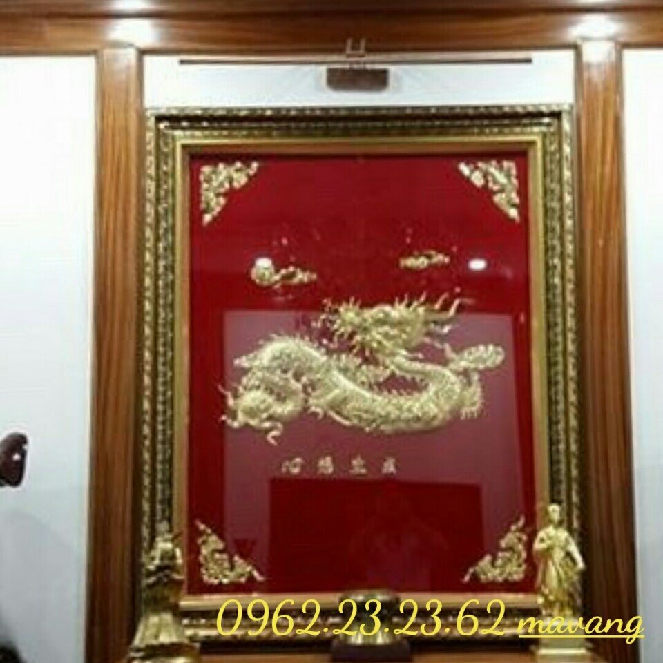 CHỮ TÂM RỒNG MẠ VÀNG