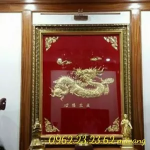 CHỮ TÂM RỒNG MẠ VÀNG