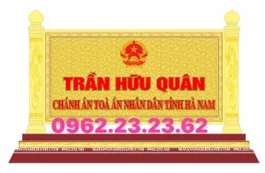 Biển chức danh mạ vàng 24k (2)