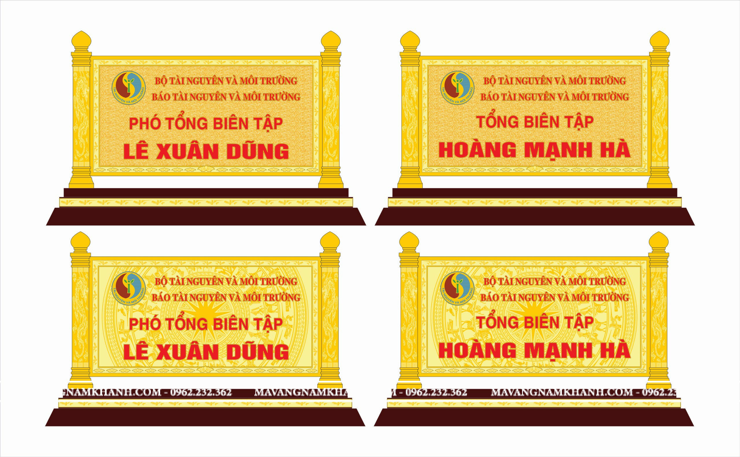 Biển chức danh mạ vàng 24k (4)