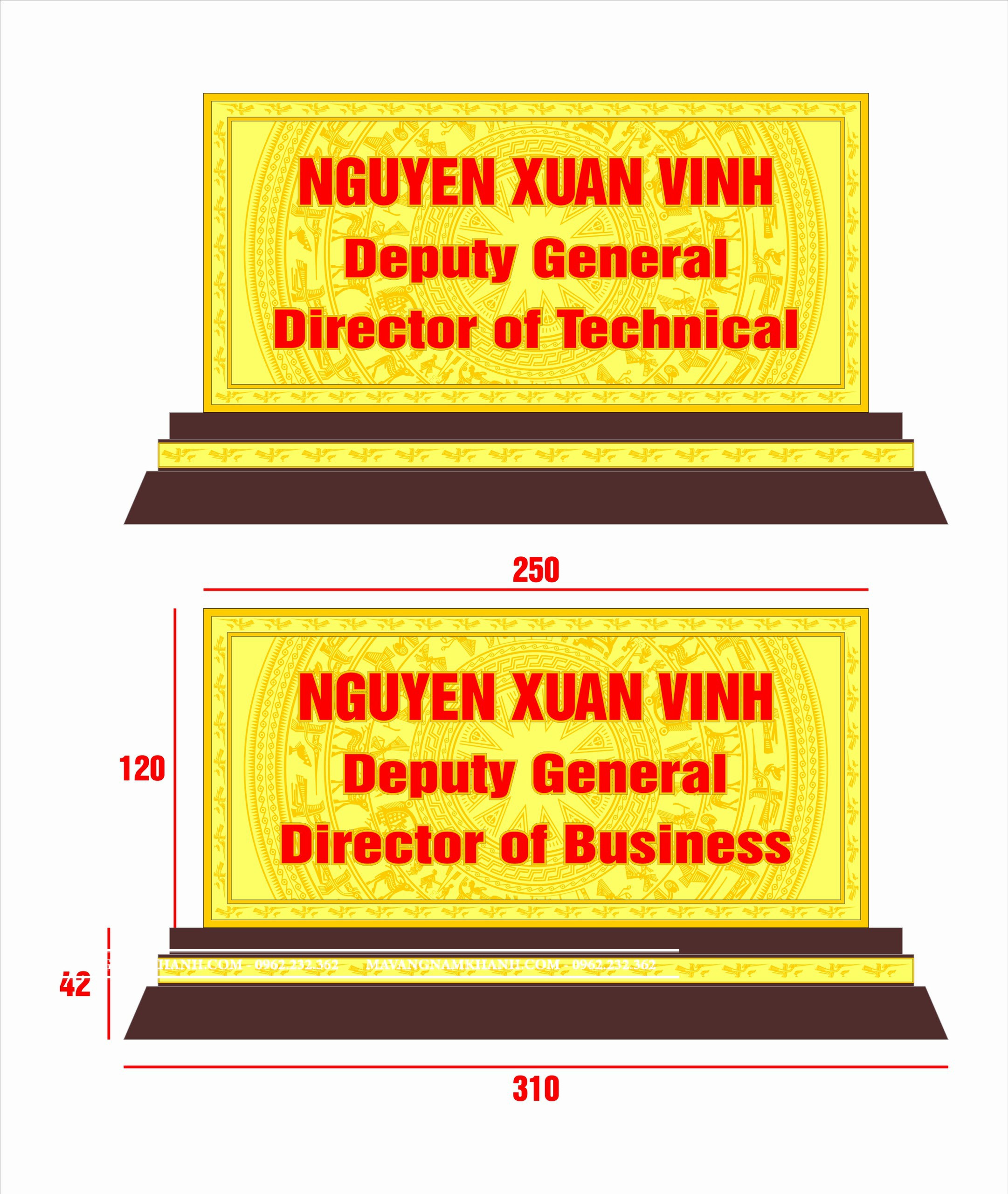 Biển chức danh mạ vàng 24k (7)