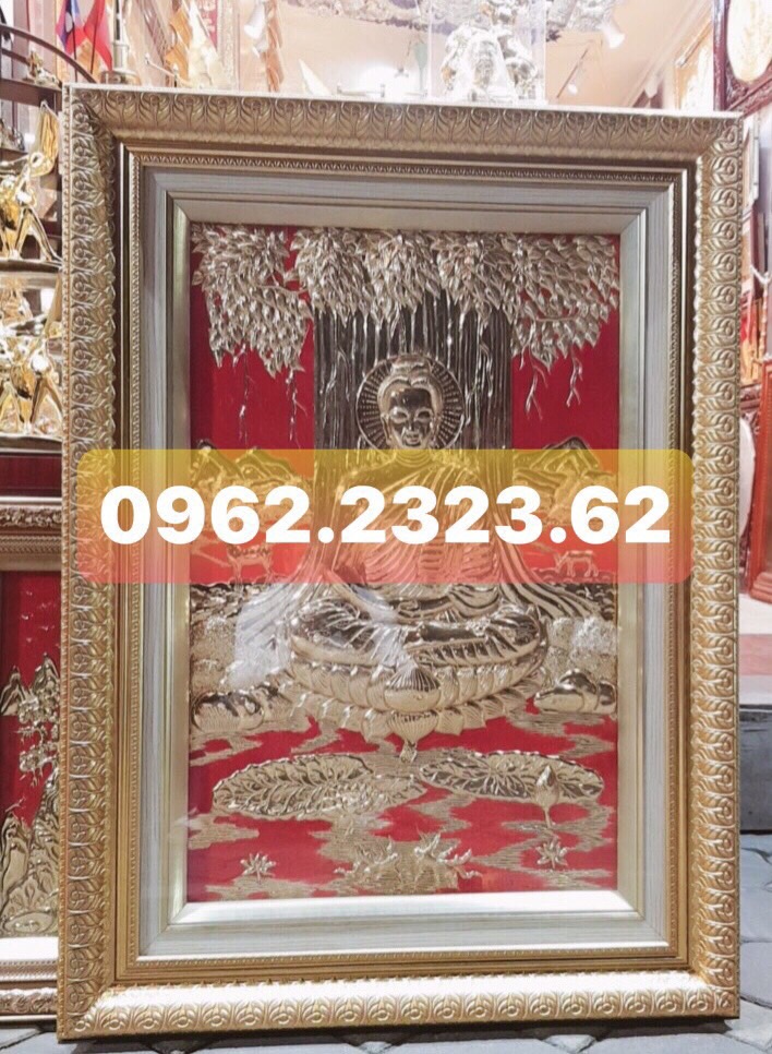 Tranh Phật mạ vàng