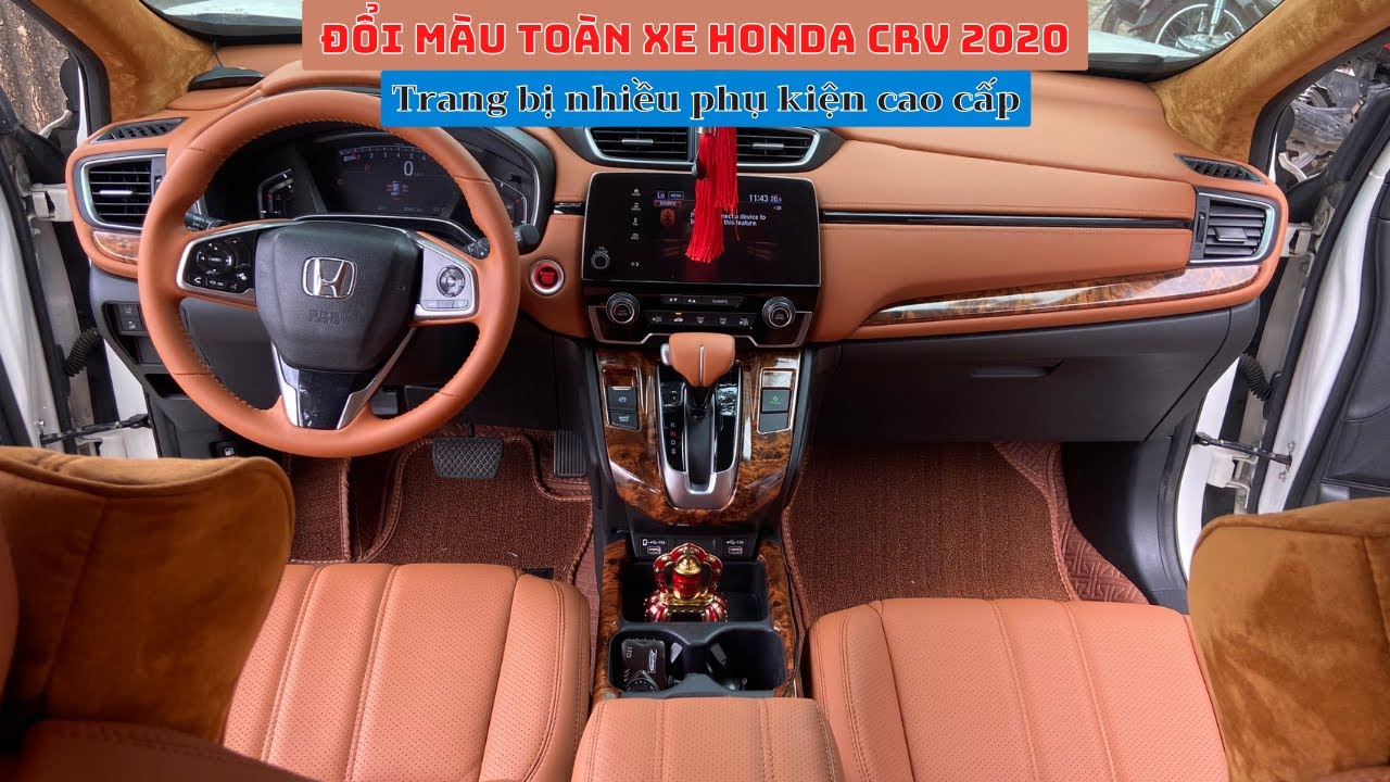 Đổi màu nội thất ô tô Honda crv Toàn xe Siêu sang duy nhất t