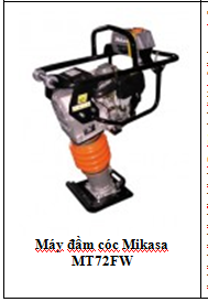 Máy đầm cóc Mikasa MT72FW