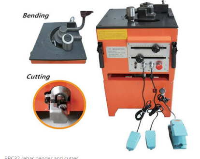 Máy uốn cắt thép thủy lực 330 vn-RBC32