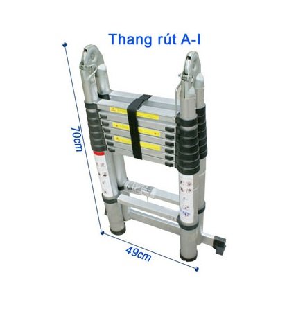 Thang nhôm rút Nikita TRI-38AI