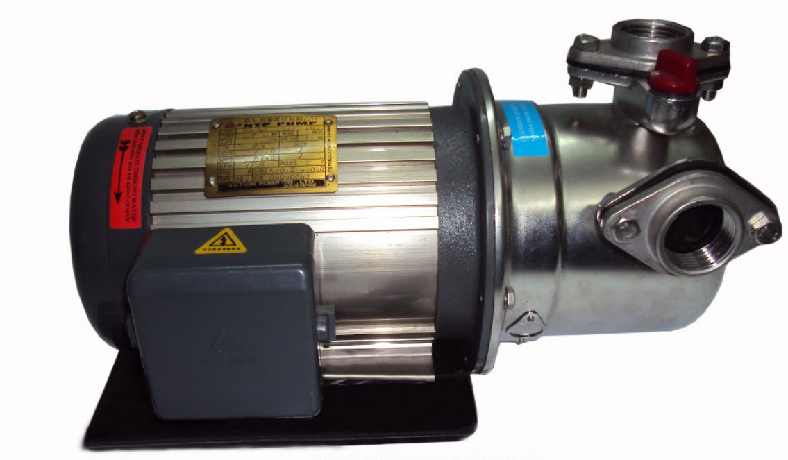Máy bơm phun vỏ nhôm đầu inox LJP225-1.37 26