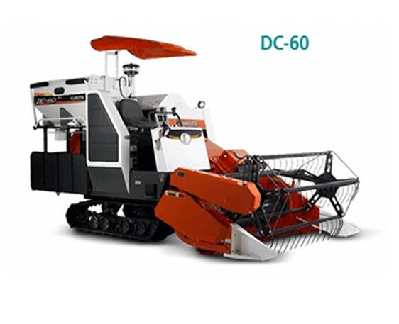 Máy gặt đập liên hợp Kubota DC60