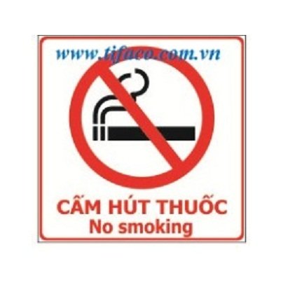 Biển báo cấm hút thuốc 2