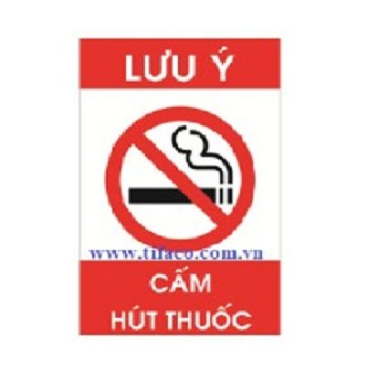 Biển báo cấm hút thuốc
